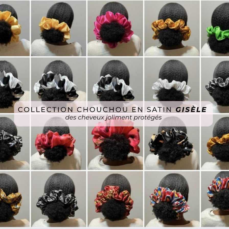 Chouchou en satin doux