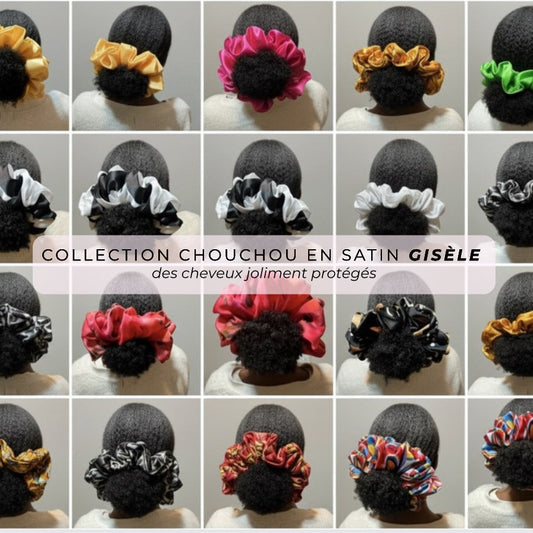 Chouchou en satin doux