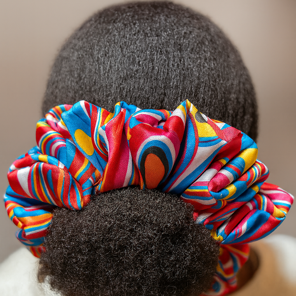 Chouchou en satin doux