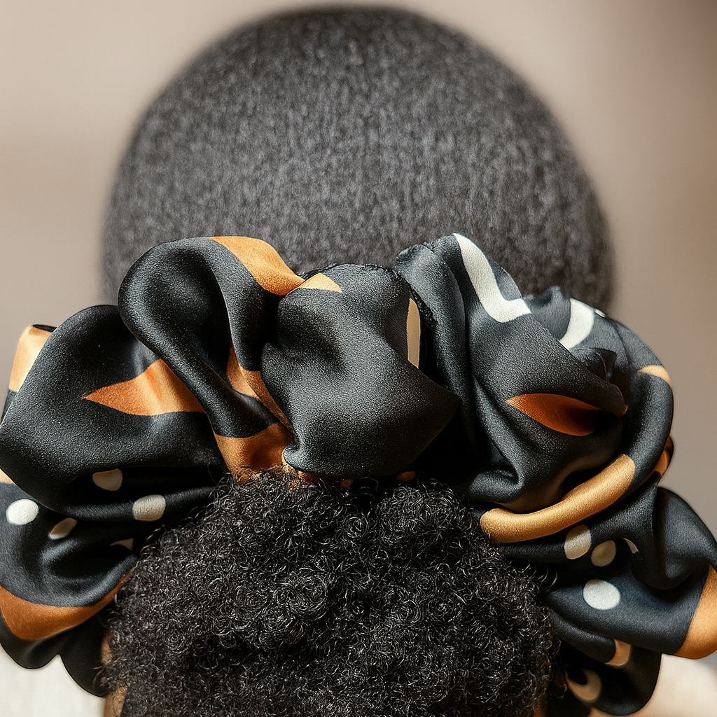 Chouchou en satin doux