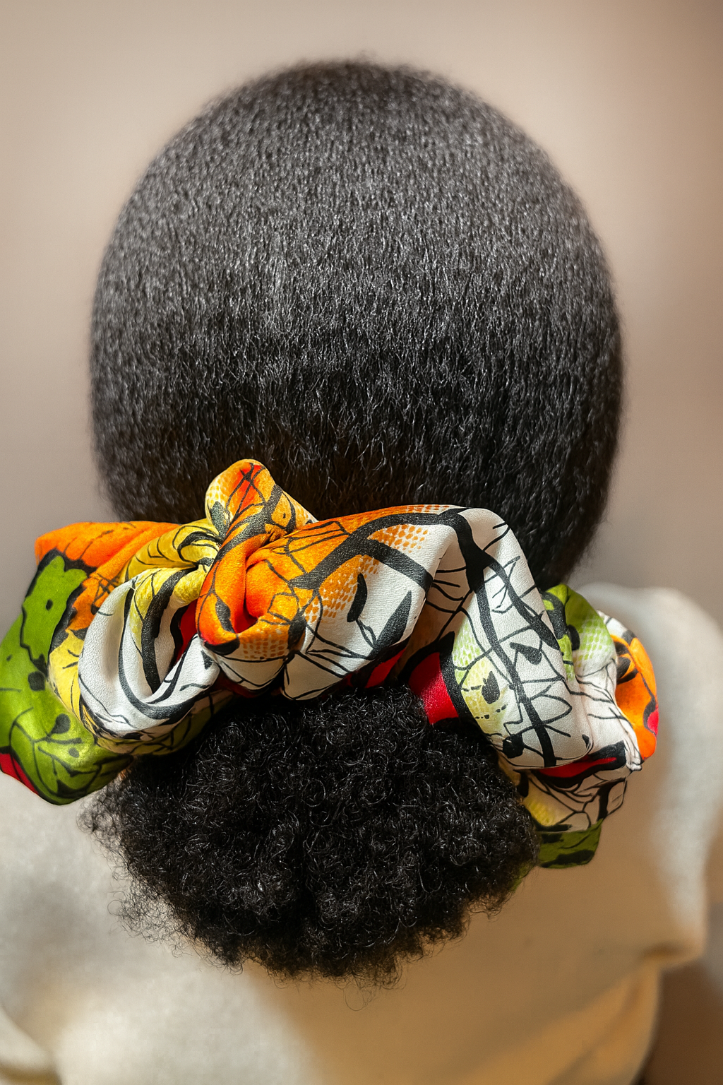 Chouchou en satin doux