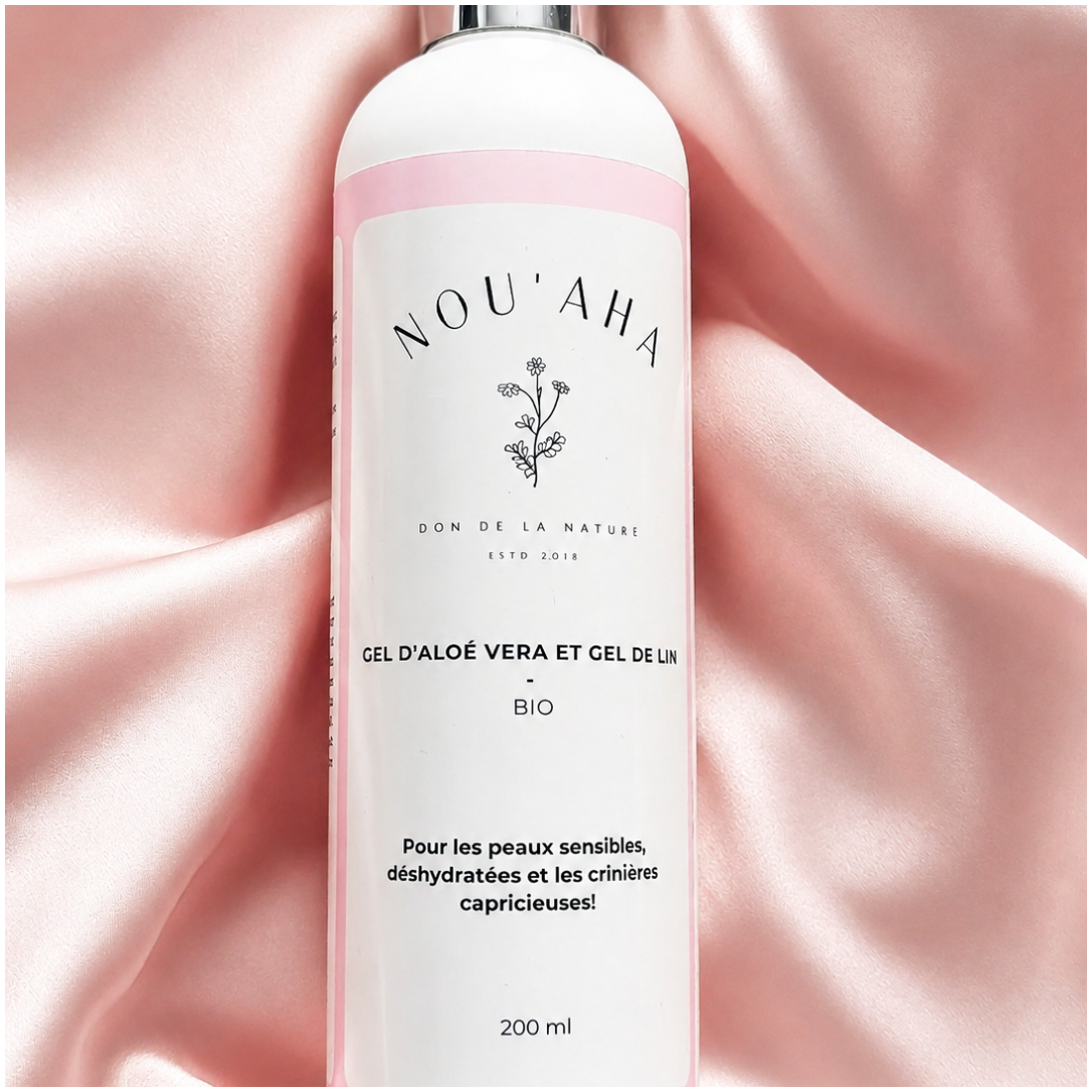 Gel d'aloé vera et Gel de lin Bio