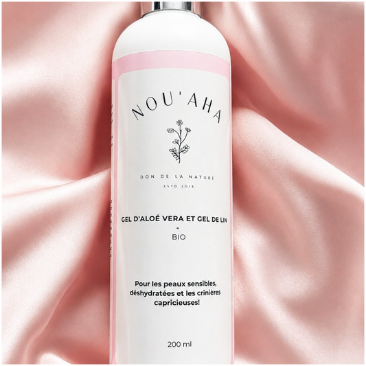 Gel d'aloé vera et Gel de lin Bio